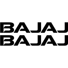 Bajaj Yazılı Mini Sticker Etiket Modeli