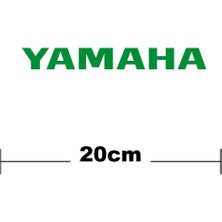Yamaha Logo Yazı Sticker Etiket Tek Renk