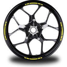 Yazısız Kısa Dış Şerit 16'lı Tek Renk Sticker Modeli