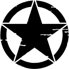 Eskitilmiş Desenli Yıldız Mini Sticker Etiket Modeli