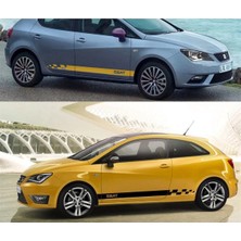 Seat Yazılı Yan Kapı Sticker Etiket Modeli