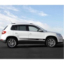 Volkswagen Tiguan Yan Kapı Şerit Sticker Etiket Modeli