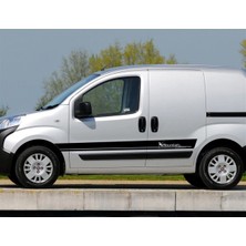 Fiat Fiorino Moutain Edition Yan Kapı Şerit Sticker Etiket Modeli