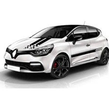 Renault Yan ve Kaput Şerit Sticker Etiket Model