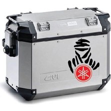 Desenli Motosiklet Çanta Sticker Etiket Modeli - 3