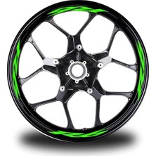 Turuncu Yamaha Takım Jant Sticker Etiket