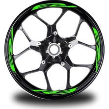 Kırmızı Yamaha Takım Jant Sticker Etiket