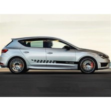 Seat Leon Yan Kapı Şerit Sticker Etiket Modeli