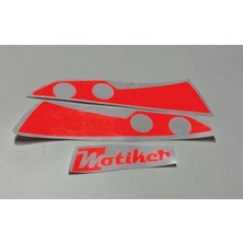Gılles Yazılı Beyaz Arka Maşa Sticker Etiket Modeli