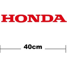 Honda Logo Yazı Sticker Etiket Tek Renk