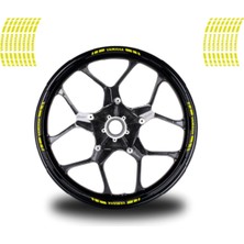 Yamaha 16'lı Jant Stıcker Modeli Neon Yeşil