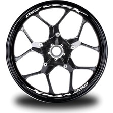 Xmax 250 Yazılı 8li Jant Içi Yazı Sticker Etiket
