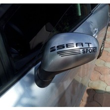 Seat Sport Yazılı Ayna Sticker Etiket Modeli