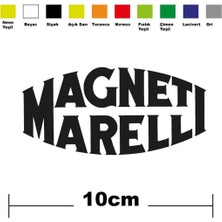 Magnetli Marallis Sponsor Marka Tek Renk Sticker Etiket