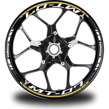 Beyaz Momodesing Takım Jant Sticker Etiket