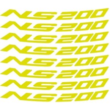 Bajaj Pulsar NS200 Jant Içi Sticker Etiket Modeli