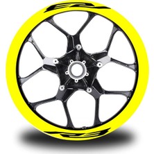 R3 Yazılı 8li Jant Içi Yazı Sticker Etiket