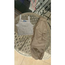 La'ciel Paris Crop Paraşüt Pantolon Takım