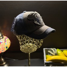 Erkek & Kadın Hayvan Figürlü Eskitme Vintage Unisex Şapka / Günlük Spor Yazlık Şapka