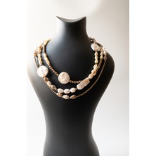 THEIA GemWorks Tria Üçlü Inci Kolye