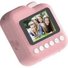 Dijital Video Kayıt Fotoğraf Çocuk Kamerası Anlık Termal Resim Kağıt Baskılı