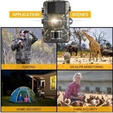 Fotokapan Kamera 12MP 1080P Doğa ve Outdoor Gece Görüşlü Kamera Su Geçirmez