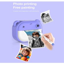 Dijital Video Kayıt Fotoğraf Çocuk Kamerası Anlık Termal Resim Kağıt Baskılı