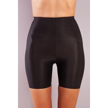 Girdle  Hight Waist Micro Short Corset, Siyah Toparlayıcı Normal Bel  Korse