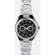 Avva Erkek Siyah Hediye Kutulu Metal Kordonlu Kol Saatit B009036