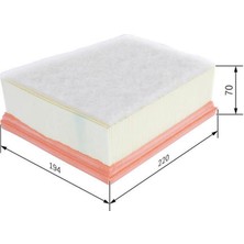 Hava Filtresi [ Renault Megane Iv 1.5 Dci/1.6 Dci 2015 - ] Dpmah