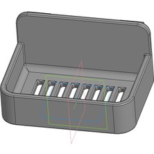 BYR Bir Krom Raf Için Banyoda Sabun Kabı (plastik Aparattır)