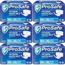 Prosafe Hasta Bezi Yetişkin Bel Bantlı Tekstil Yüzey Xl-Extra Large Boy 180 Adet (6pk*30)