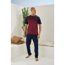 Erkek 2094 Erkek  O Yaka Pijama Takım