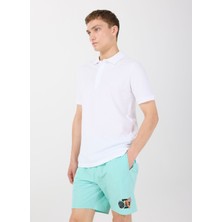 Discovery Expedition D5SM-MY 3403 Mint Baskılı Erkek Şort Mayo