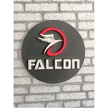 Falcon Logo | 50X50 Falcon Logosu | Falcon Marka Logosu | 3D Falcon Logo | Strafor Logo
