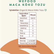 Wefood Organik Maca Tozu 100 gr 8682392174457