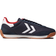 Hummel 207903-7459 Normal Bilek Boy Bağcıklı Suni Deri Lacivert Erkek Sneaker