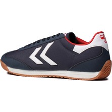 Hummel 207903-7459 Normal Bilek Boy Bağcıklı Suni Deri Lacivert Erkek Sneaker