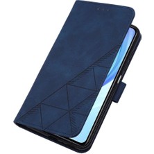 Colorful Shop Xiaomi Mi 11 Lite 5g Kılıf Tam Kaplar Deri Dokulu Kapaklı Cüzdan Standlı Kartvizitli Kopçalı Kapak Kartlıklı Uzun Askılı (Yurt Dışından)