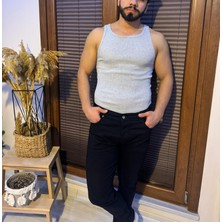 Erkek Kaşkorse Kumaş Fitilli Atlet