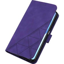 Colorful Shop Xiaomi Mi 11 Lite 5g Kılıf Tam Kaplar Deri Dokulu Kapaklı Cüzdan Standlı Kartvizitli Kopçalı Kapak Kartlıklı Uzun Askılı (Yurt Dışından)