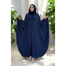 Kapüşonlu Ayrobin Pelerin 70021 Lacivert