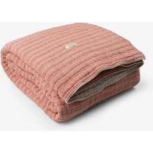 Meloni Çift Kişilik Yatak Örtüsü Çift Taraflı 240X260 Bej-Somon