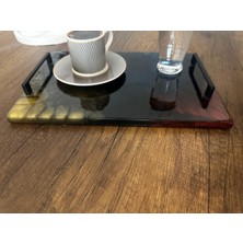 Retro Tarz Epoksi Tepsi 20X30 Ebatlarında