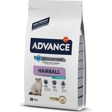 Advance Hairball Tüy Yumağı Önleyen Hindili Kısır Kedi Maması 3 kg