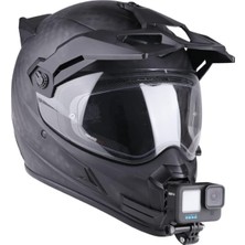 Gopro Aksiyon Kamera ile Uyumlu Kask Çene Bağlantı Aparatı