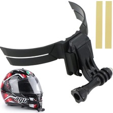 Gopro Aksiyon Kamera ile Uyumlu Kask Çene Bağlantı Aparatı