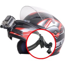 Gopro Aksiyon Kamera ile Uyumlu Kask Çene Bağlantı Aparatı