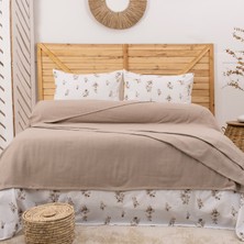 Schafer Home Hera Çift Kişilik Pike Takımı 4 Parça-Bej