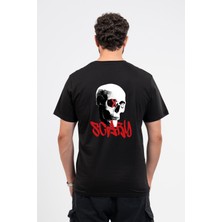 Regular Sırtta Scary Baskılı Tshirt